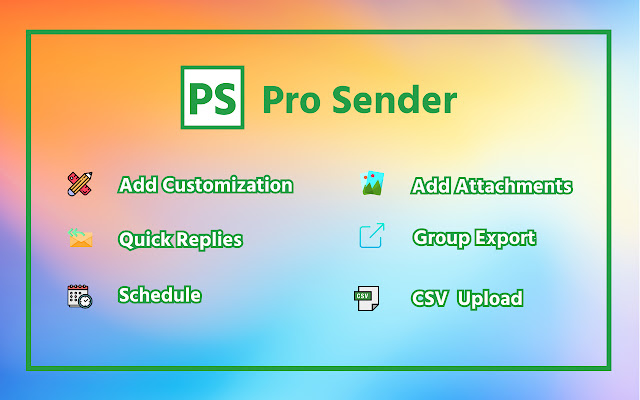 Pro SenderMessage Sender from Chrome web store to be run with OffiDocs Chromium online Pro SenderMessage Sender from Chrome web store to be run with OffiDocs Chromium online