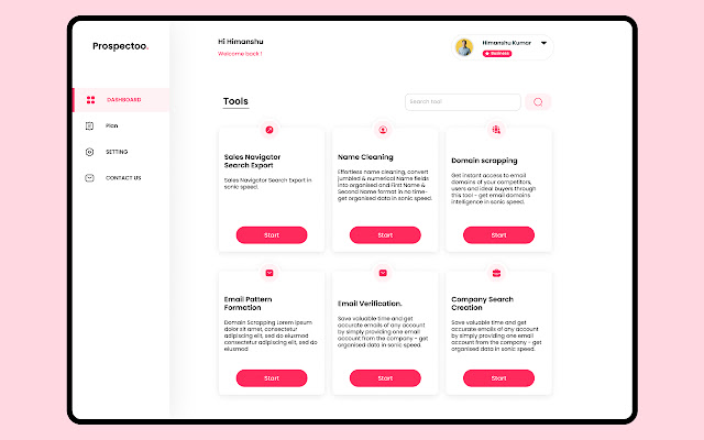 Prospectoo from Chrome web store to be run with OffiDocs Chromium online Prospectoo from Chrome web store to be run with OffiDocs Chromium online