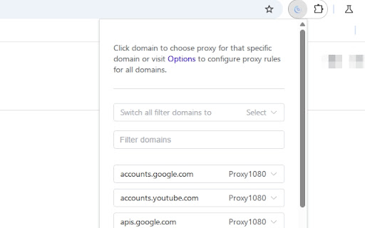Proxy Switchy X from Chrome web store to be run with OffiDocs Chromium online Proxy Switchy X from Chrome web store to be run with OffiDocs Chromium online