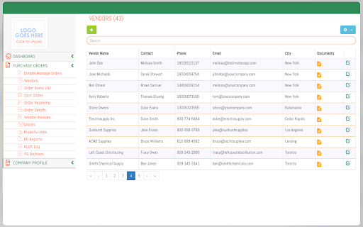 Purchase Order Builder from Chrome web store to be run with OffiDocs Chromium online Purchase Order Builder from Chrome web store to be run with OffiDocs Chromium online