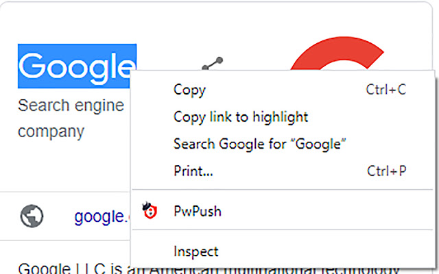 PWPush from Chrome web store to be run with OffiDocs Chromium online PWPush from Chrome web store to be run with OffiDocs Chromium online