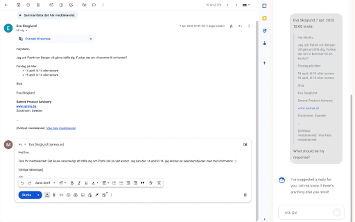 Qai the Sales Agent from Chrome web store to be run with OffiDocs Chromium online Qai the Sales Agent from Chrome web store to be run with OffiDocs Chromium online