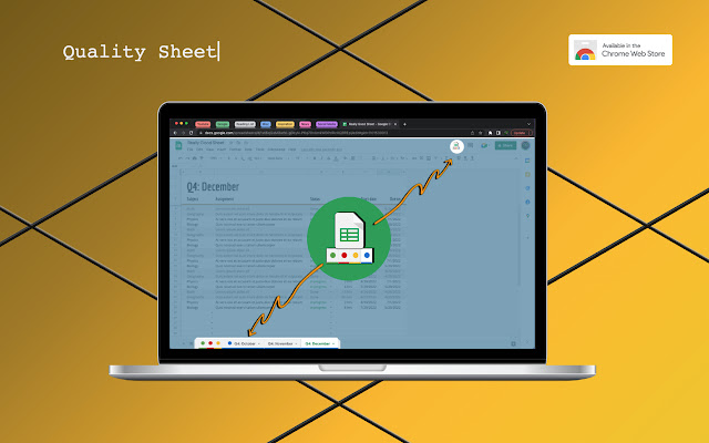 Quality Sheet from Chrome web store to be run with OffiDocs Chromium online Quality Sheet from Chrome web store to be run with OffiDocs Chromium online