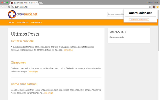 Quero Saúde from Chrome web store to be run with OffiDocs Chromium online Quero Saúde from Chrome web store to be run with OffiDocs Chromium online