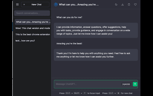 QuickChat: Smart AI Chat Access from Chrome web store to be run with OffiDocs Chromium online QuickChat: Smart AI Chat Access from Chrome web store to be run with OffiDocs Chromium online