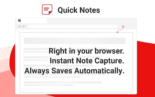 Quick Chrome Notes from Chrome web store to be run with OffiDocs Chromium online Quick Chrome Notes from Chrome web store to be run with OffiDocs Chromium online