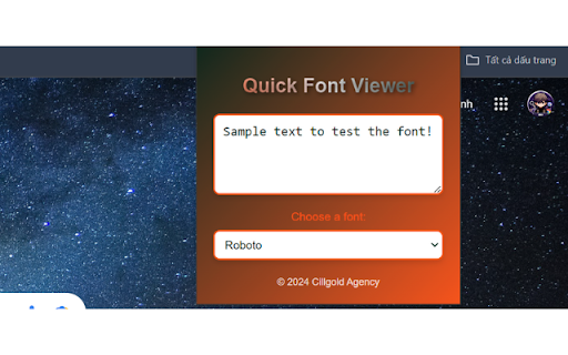 Quick Font Viewer from Chrome web store to be run with OffiDocs Chromium online Quick Font Viewer from Chrome web store to be run with OffiDocs Chromium online