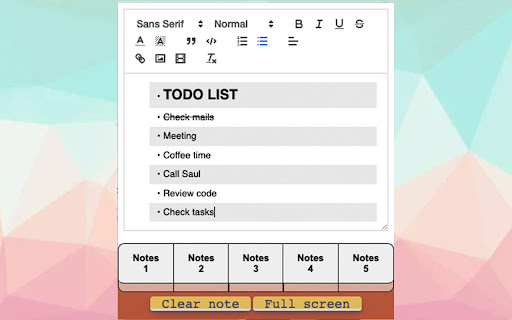 Quick Notes Pro from Chrome web store to be run with OffiDocs Chromium online Quick Notes Pro from Chrome web store to be run with OffiDocs Chromium online