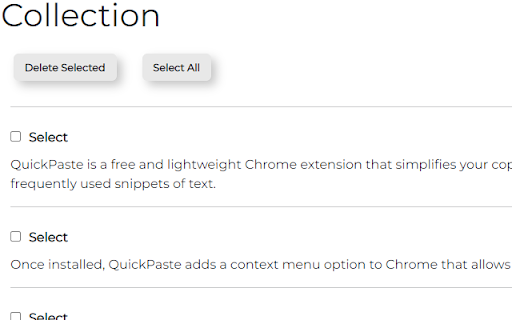 QuickPaste from Chrome web store to be run with OffiDocs Chromium online QuickPaste from Chrome web store to be run with OffiDocs Chromium online