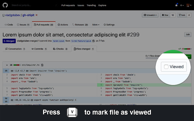 Quick Review for GitHub from Chrome web store to be run with OffiDocs Chromium online Quick Review for GitHub from Chrome web store to be run with OffiDocs Chromium online