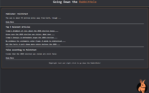 RabbitHole from Chrome web store to be run with OffiDocs Chromium online RabbitHole from Chrome web store to be run with OffiDocs Chromium online
