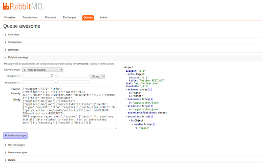 RabbitMQ UI from Chrome web store to be run with OffiDocs Chromium online RabbitMQ UI from Chrome web store to be run with OffiDocs Chromium online
