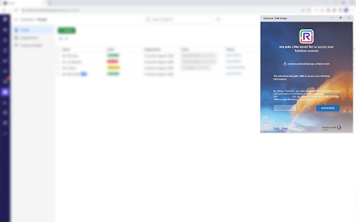 Rainbow CRM Bridge for Pipedrive from Chrome web store to be run with OffiDocs Chromium online Rainbow CRM Bridge for Pipedrive from Chrome web store to be run with OffiDocs Chromium online