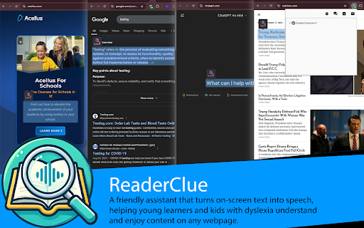 ReaderClue from Chrome web store to be run with OffiDocs Chromium online ReaderClue from Chrome web store to be run with OffiDocs Chromium online