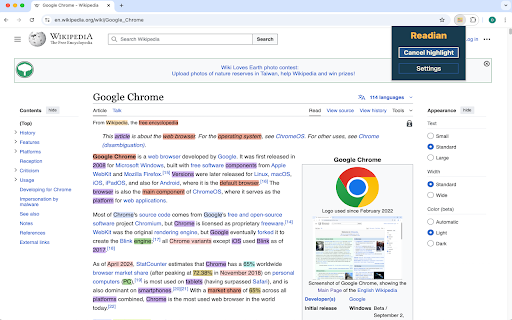 Readian from Chrome web store to be run with OffiDocs Chromium online Readian from Chrome web store to be run with OffiDocs Chromium online