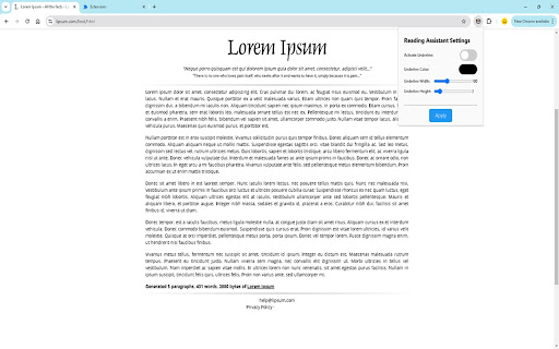 Reading Assistant from Chrome web store to be run with OffiDocs Chromium online Reading Assistant from Chrome web store to be run with OffiDocs Chromium online