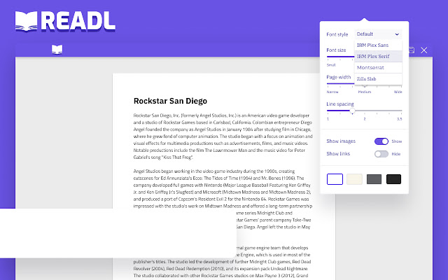 Readl Reader mode from Chrome web store to be run with OffiDocs Chromium online Readl Reader mode from Chrome web store to be run with OffiDocs Chromium online