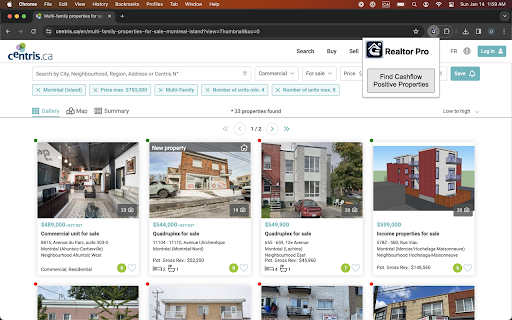 Realtor Pro for Centris from Chrome web store to be run with OffiDocs Chromium online Realtor Pro for Centris from Chrome web store to be run with OffiDocs Chromium online
