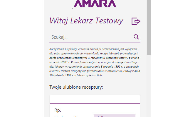 Receptariusz AMARA from Chrome web store to be run with OffiDocs Chromium online Receptariusz AMARA from Chrome web store to be run with OffiDocs Chromium online