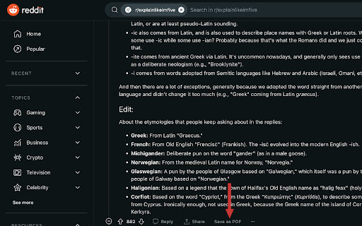Reddit Save as PDF from Chrome web store to be run with OffiDocs Chromium online Reddit Save as PDF from Chrome web store to be run with OffiDocs Chromium online