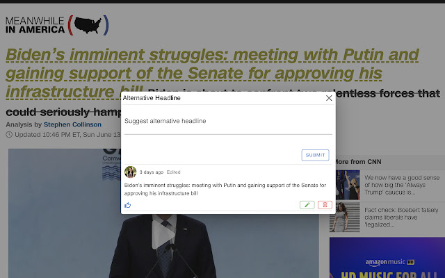 Reheadline from Chrome web store to be run with OffiDocs Chromium online Reheadline from Chrome web store to be run with OffiDocs Chromium online