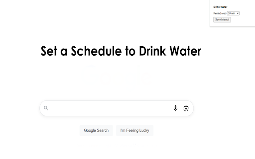 Reminder to Drink Water from Chrome web store to be run with OffiDocs Chromium online Reminder to Drink Water from Chrome web store to be run with OffiDocs Chromium online