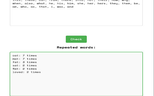 RepeatCheck.io from Chrome web store to be run with OffiDocs Chromium online RepeatCheck.io from Chrome web store to be run with OffiDocs Chromium online