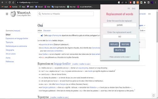 Replacement of words from Chrome web store to be run with OffiDocs Chromium online Replacement of words from Chrome web store to be run with OffiDocs Chromium online