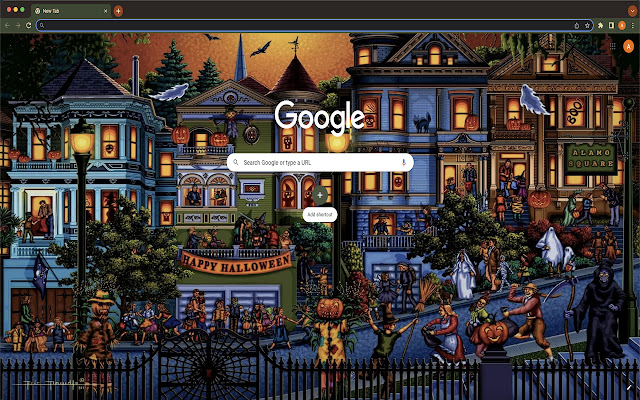 Retro Halloween Night Theme from Chrome web store to be run with OffiDocs Chromium online Retro Halloween Night Theme from Chrome web store to be run with OffiDocs Chromium online
