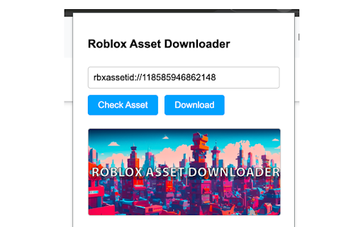 Roblox Asset Downloader from Chrome web store to be run with OffiDocs Chromium online Roblox Asset Downloader from Chrome web store to be run with OffiDocs Chromium online