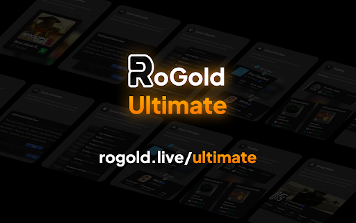 RoGold Ultimate Roblox Enhancer from Chrome web store to be run with OffiDocs Chromium online RoGold Ultimate Roblox Enhancer from Chrome web store to be run with OffiDocs Chromium online