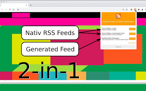 RSS Feed Generator for any site from Chrome web store to be run with OffiDocs Chromium online RSS Feed Generator for any site from Chrome web store to be run with OffiDocs Chromium online