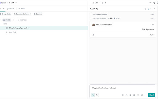 RTL Support for ClickUp from Chrome web store to be run with OffiDocs Chromium online RTL Support for ClickUp from Chrome web store to be run with OffiDocs Chromium online
