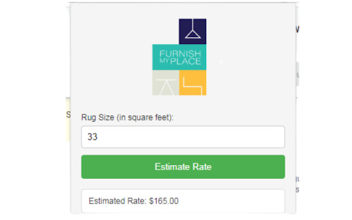 Rugs Rate Estimation By FMP from Chrome web store to be run with OffiDocs Chromium online Rugs Rate Estimation By FMP from Chrome web store to be run with OffiDocs Chromium online