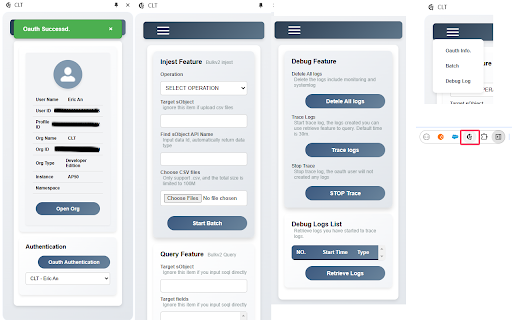 Salesforce CLT from Chrome web store to be run with OffiDocs Chromium online Salesforce CLT from Chrome web store to be run with OffiDocs Chromium online