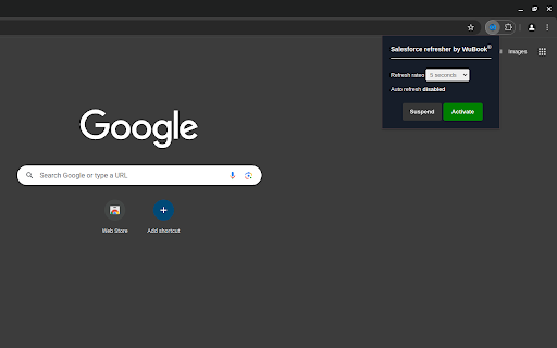 Salesforce refresher by WuBook from Chrome web store to be run with OffiDocs Chromium online Salesforce refresher by WuBook from Chrome web store to be run with OffiDocs Chromium online