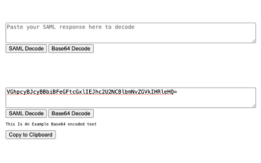 SAML Response Decoder from Chrome web store to be run with OffiDocs Chromium online SAML Response Decoder from Chrome web store to be run with OffiDocs Chromium online