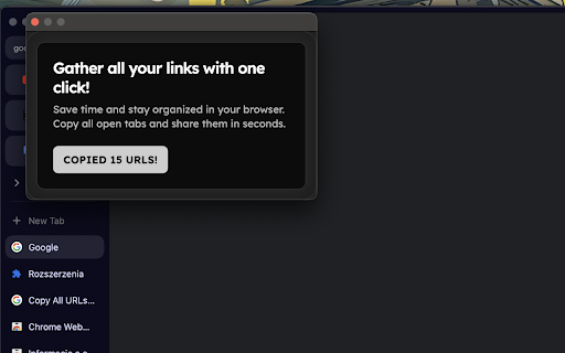 Save URLs to clipboard from Chrome web store to be run with OffiDocs Chromium online Save URLs to clipboard from Chrome web store to be run with OffiDocs Chromium online