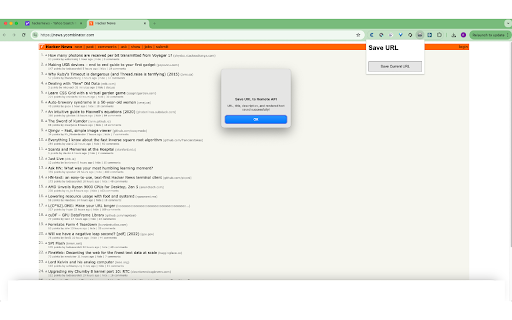 Save URL to Remote API from Chrome web store to be run with OffiDocs Chromium online Save URL to Remote API from Chrome web store to be run with OffiDocs Chromium online