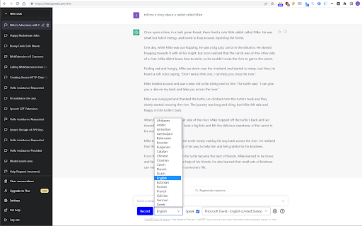 SayAI from Chrome web store to be run with OffiDocs Chromium online SayAI from Chrome web store to be run with OffiDocs Chromium online