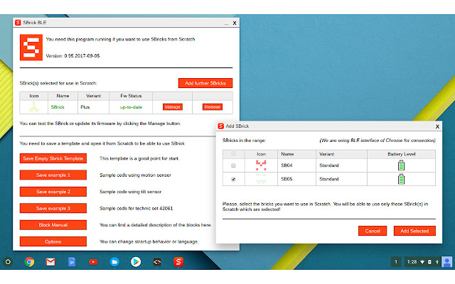 Sbrick Chrome App from Chrome web store to be run with OffiDocs Chromium online Sbrick Chrome App from Chrome web store to be run with OffiDocs Chromium online