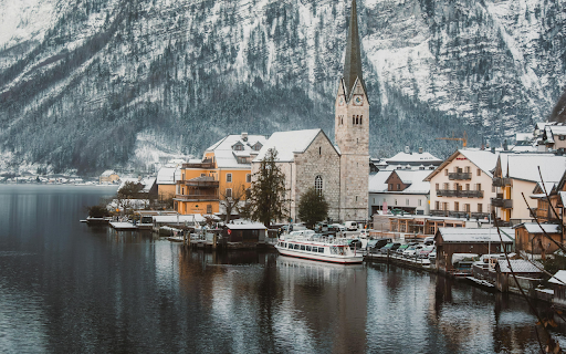 Scenic Winter View of Hallstatt Village from Chrome web store to be run with OffiDocs Chromium online Scenic Winter View of Hallstatt Village from Chrome web store to be run with OffiDocs Chromium online