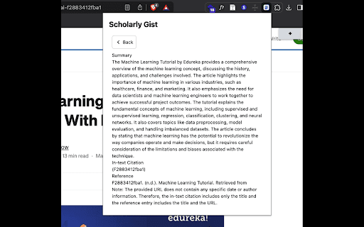 Scholarly Gist from Chrome web store to be run with OffiDocs Chromium online Scholarly Gist from Chrome web store to be run with OffiDocs Chromium online