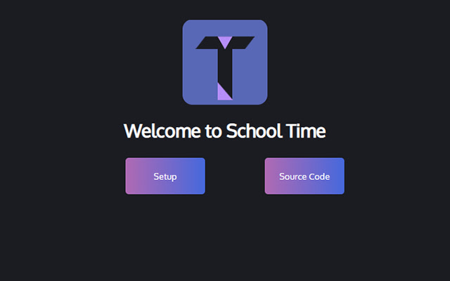 SchoolTime from Chrome web store to be run with OffiDocs Chromium online SchoolTime from Chrome web store to be run with OffiDocs Chromium online