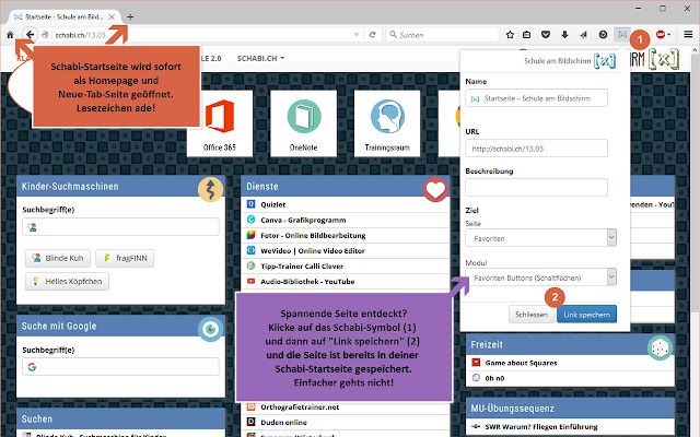 Schule am Bildschirm from Chrome web store to be run with OffiDocs Chromium online Schule am Bildschirm from Chrome web store to be run with OffiDocs Chromium online