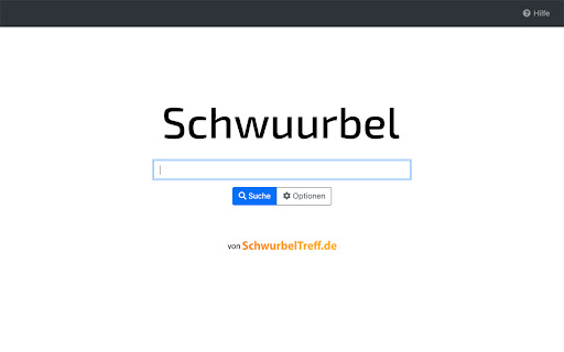 Schwuurbel Search from Chrome web store to be run with OffiDocs Chromium online Schwuurbel Search from Chrome web store to be run with OffiDocs Chromium online