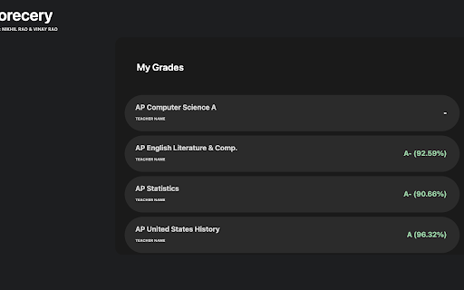 Scorecery from Chrome web store to be run with OffiDocs Chromium online Scorecery from Chrome web store to be run with OffiDocs Chromium online
