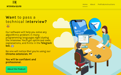 Screenshot Extension for Interview Helper from Chrome web store to be run with OffiDocs Chromium online Screenshot Extension for Interview Helper from Chrome web store to be run with OffiDocs Chromium online