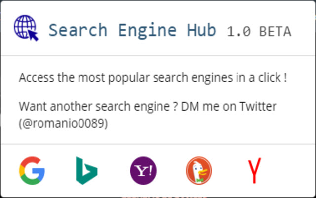 Search Engine Hub from Chrome web store to be run with OffiDocs Chromium online Search Engine Hub from Chrome web store to be run with OffiDocs Chromium online