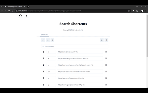 Search Shortcuts from Chrome web store to be run with OffiDocs Chromium online Search Shortcuts from Chrome web store to be run with OffiDocs Chromium online